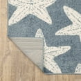 thumbnail image 5 of ROW by Oriental Weavers Quinn QUI02 - Machine Woven Area Rug - 2' x 7' - in Blue/ Ivory - Novelty Style Hallway, Entryway, Kitchen, Bathroom Rug, 5 of 9