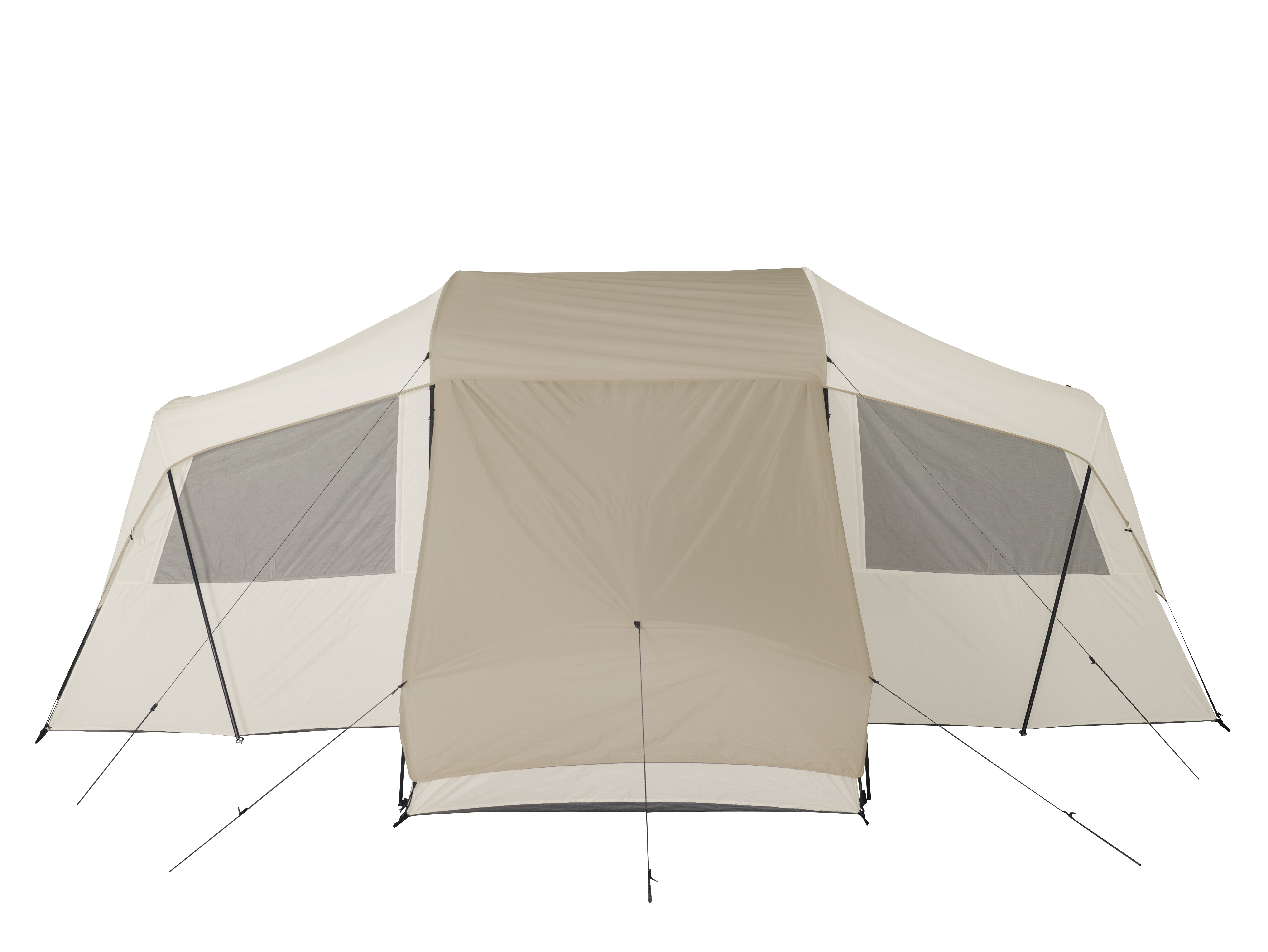 OZARK TRAIL, 12-PERSON GLAMPING TENT, 19′ X 18′ X 84”, 42.62 LBS.