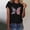 A1000_Black, variant on Vetsdori American Flag T Shirts for Women Red White and Blue Short Sleeve Pullover Summer Casual , Red White and Blue Crew Neck Independence Day Graphic Juniors Tops Fashion