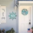 thumbnail image 6 of Designocracy MA98536-18 18 in. Captain Wheel Coastal House Number Sign Decor, 6 of 8