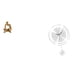 thumbnail image 1 of Adorno De Reloj De Acrílico Contemporáneo Con Forma De Pensador Para Sala De Estar, Oficina, Estantería Y Cocina, Estudio, Decoración De Estantería De Granja, Regalo, 1 of 8
