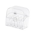 thumbnail image 2 of Soporte de caja de almacenamiento de lápiz labial con cubierta Organizador de tocador de 15 rejillas para bandeja de encimera de baño, transparente a Sunnimix n Organizador, 2 of 4