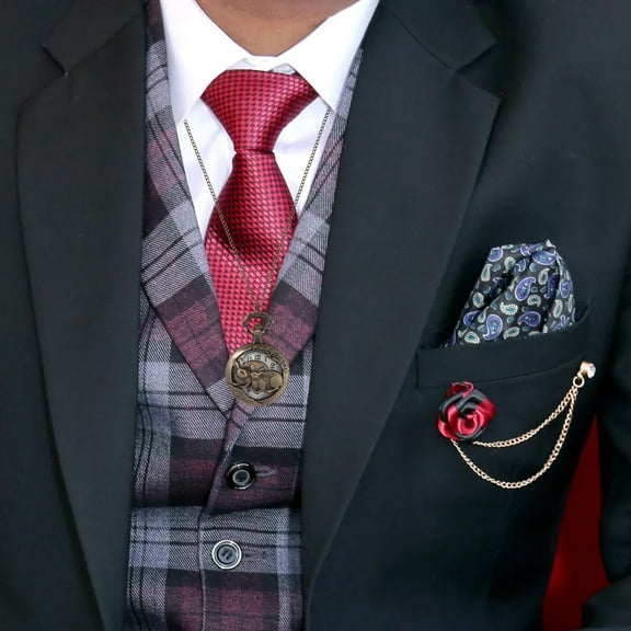 WRITWAA Vintage Alloy Pocket Watch with Hollow Design, 1Pc Coffee Color, Decorative Timepiece