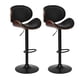 thumbnail image 1 of Set 2 Bancos LUMO para Barra de Cocina Ajustable Bar Cafeteria negro MEDIANO, 1 of 7