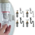 thumbnail image 6 of Lierteer Wash basin drain pipe deodorizing wash basin basin basin sink drain pipe S-white, 6 of 7