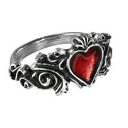 Alchemy Gothic Halloween Party Jewelry Betrothal Ring Size N - 7
