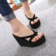 thumbnail image 2 of Zapatillas de moda para mujer, sandalias de plataforma, Sandalias de tacón alto, zapatos de verano para mujer, chanclas de playa, chanclas sólidas, zapatillas 2022 para mujer Tan Jianjun unisex, 2 of 2