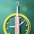thumbnail image 5 of ZFYXGS Electric Toothbrush for Adults, 4 Brush Heads, Pink, IPX7 Waterpoorf, 5 of 6