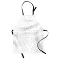 thumbnail image 1 of Money Apron Cryptocurrency Themed Pattern Banking Business Blockchain Exchange and Finance, Unisex Kitchen Bib Apron with Adjustable Neck for Cooking Baking Gardening, Black and White, by Ambesonne, 1 of 3