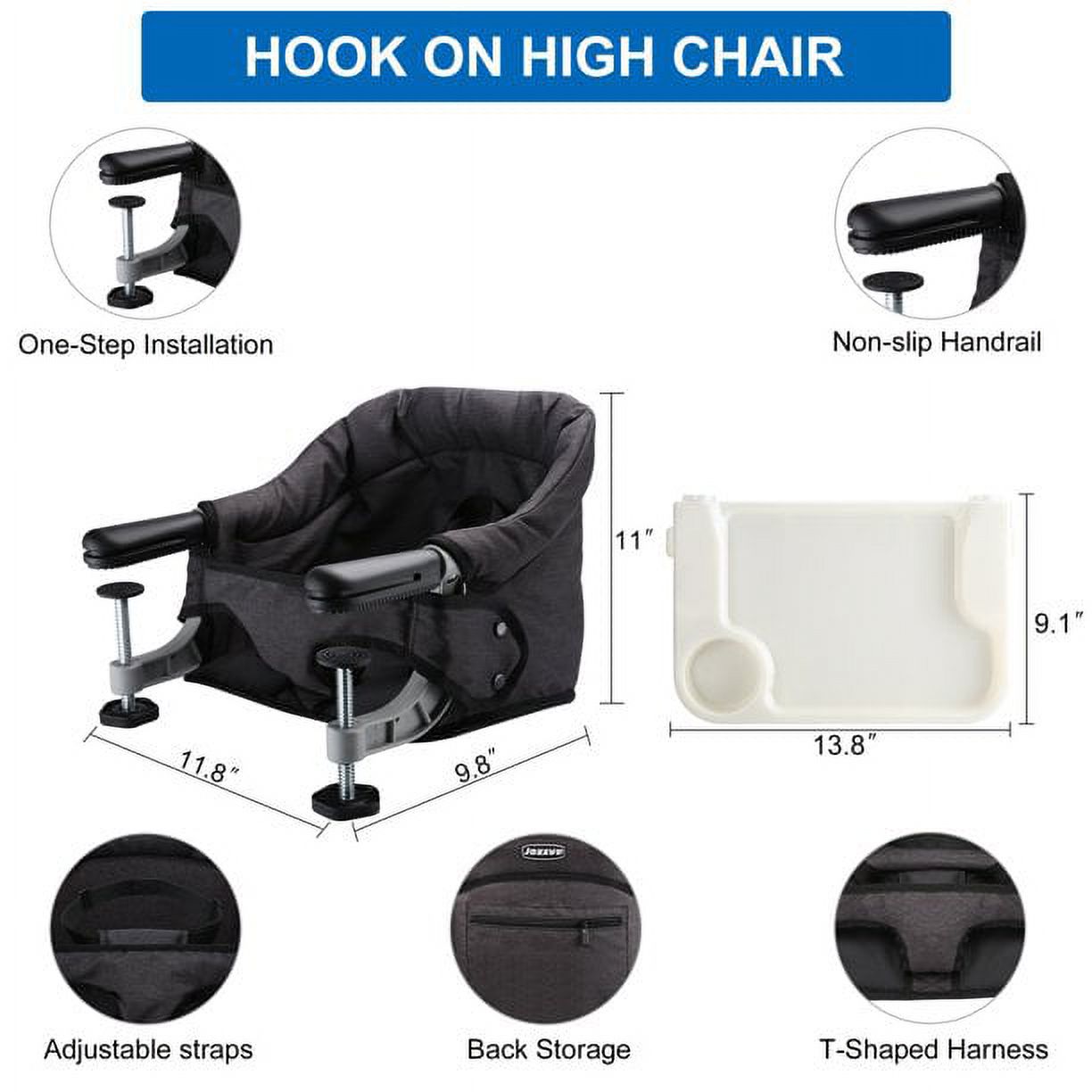 Baby chair clips to table hot sale