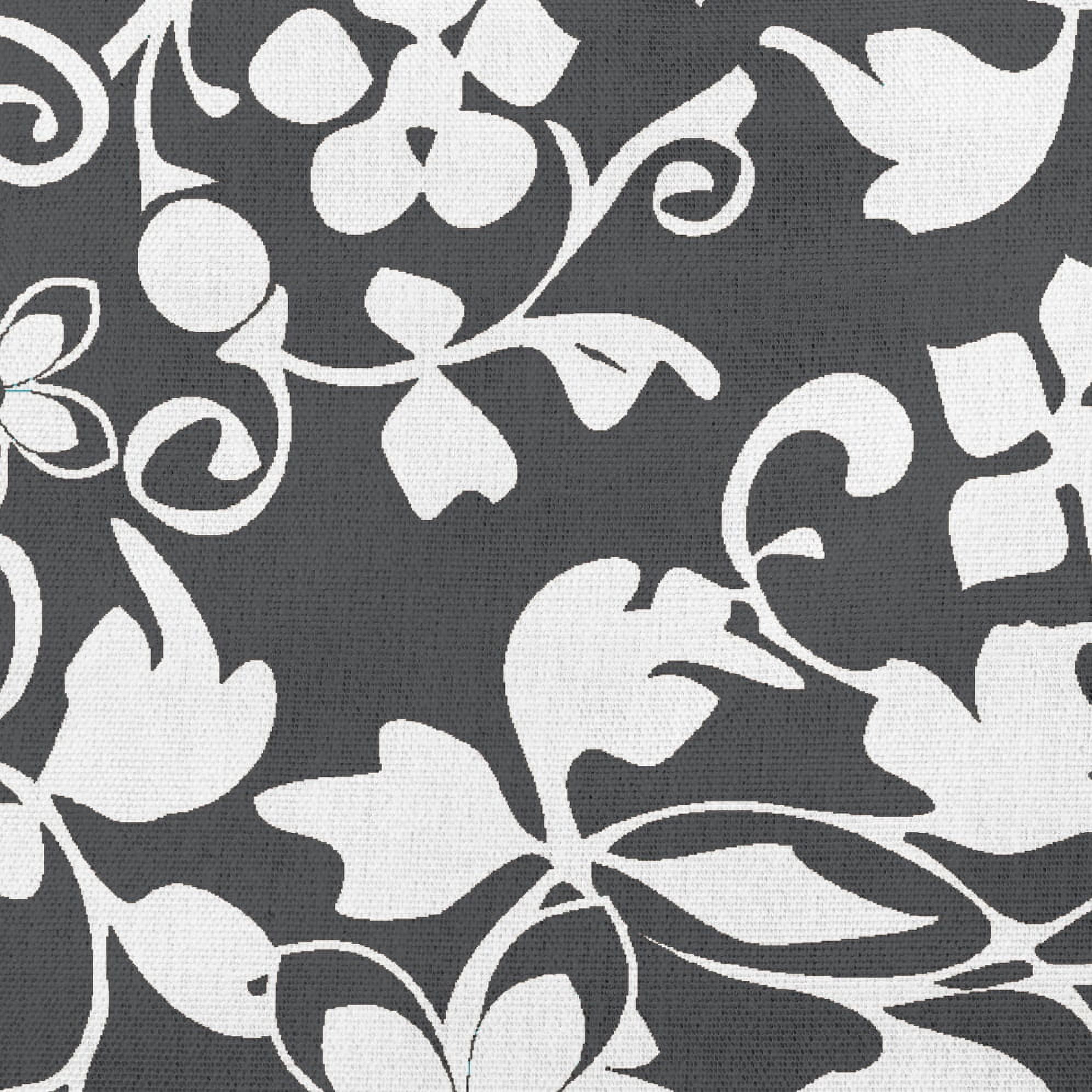 Simply Daisy 16" x 16" French, Country Black Polyester Throw Pillow