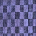 thumbnail image 1 of Ahgly Company Indoor Square Abstract Blue Modern Area Rugs, 4' Square, 1 of 4