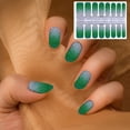 thumbnail image 3 of Nail Stickers Glitter Gradient Color Full Wraps Polish Stickers Decal Strips Self-Ashesive Nail Sticker Sets For Women Girls, 3 of 4
