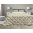 thumbnail image 1 of Geometric Circle Comforter & Sham Bedding Set, Colorful Modern Spherical Complex Opposite Angled Cyclic Tiles Oval Print, 3 pcs Duvet Set Microfiber Filling Quilt, 5 Sizes, Multicolor, by Ambesonne, 1 of 4
