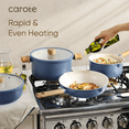 thumbnail image 6 of Carote Nonstick Cookware Sets, 7 Pcs Granite Non Stick Pots and Pans Set, Induction Cookware, Blue, 6 of 6