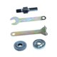 thumbnail image 3 of Adaptador de amoladora angular para taladro eléctrico, llave inglesa de metal para taladros manuales estables Juego de vástago de 10 mm, 3 of 9