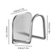thumbnail image 4 of Soporte de esponja para fregadero de cocina - Carrito de esponja de acero inoxidable cepillado con adhesivo, organizador de fregadero adhesivo a prueba de herrumbre e impermeable Muyoka Hogar, 4 of 6