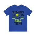 thumbnail image 2 of DJH Apparel | Women's Sports Is A Real Thing Tennis Unisex Tshirt, 2 of 8