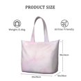thumbnail image 4 of 22 Inch Oversized Travel Bag Lightweight Canvas Weekender Duffel with Multi Pockets, Aurora Print, 4 of 5