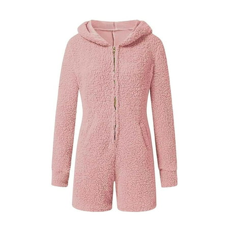 

Women Coral Fleece Home Pajamas with Soft Coral Fleece Fabric Suitable for Girl Woman Lover Mother L Red