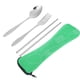 thumbnail image 2 of Juego De Vajilla De Viaje, Vajilla De Camping Segura Antioxidante Que No Se Desvanece, Amigos Y Familias Para Acampar Al Aire Libre, Viajar, Picnic, Etc. ANGGREK Camping Cutlery Set, 2 of 8