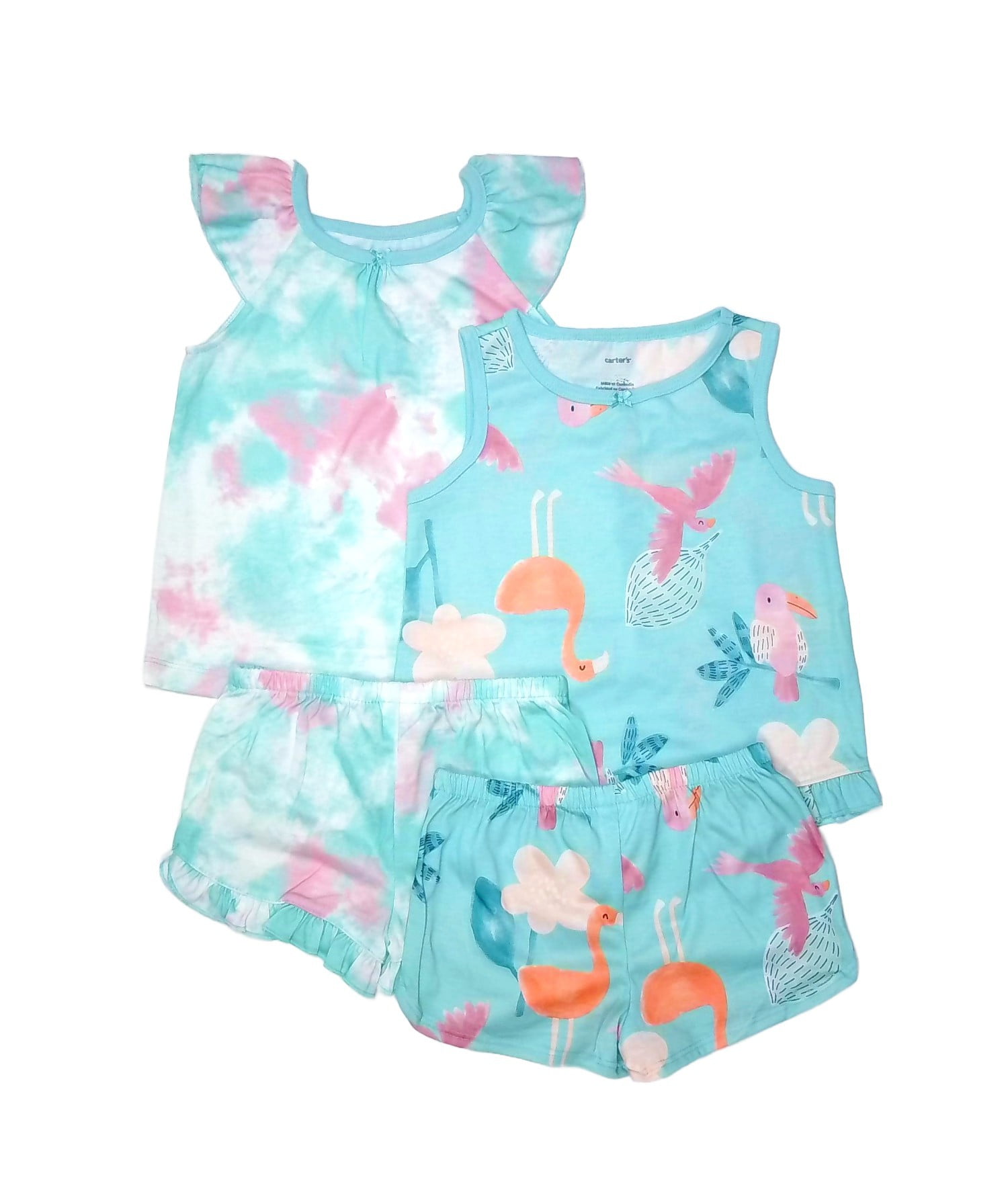 Character Toddler Viscose Tee and Short Sets Pajama Set, 2