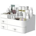 thumbnail image 1 of ONXE Organizador de maquillaje con cajones, organizador de encimera de gran capacidad para tocador, escritorio de baño y dormitorio, organizador de cosméticos para el cuidado de la piel, cepillos, som, 1 of 5
