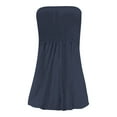 thumbnail image 5 of Women’s Strapless Smocked Mini Dress – Summer Casual Tube Top Ruffle Hem Sundress for Beach, Party, Vacation, and Daily Wear, 5 of 5