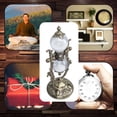 thumbnail image 4 of Temporalizador Vintage de Reloj de de 15 Minutos Con Patrones Antiguos Enlive, Elaborado Con Aleación de Zinc de la de la de la de la Delación del Hogar y la Oficina, 4 of 7