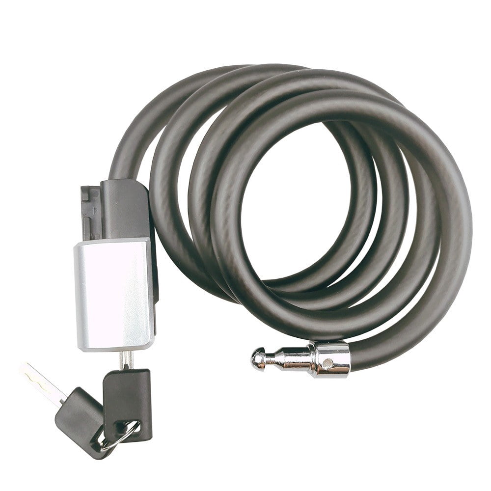 4 Foot Bicycle Lock Cable with Mounting Bracket and Keys
