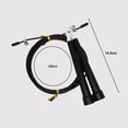 thumbnail image 3 of LJNYFDC Children Jump Rope Steel Wire Jump Rope Set Ergonomic Handle Weighted Adjustable Fitness Rope for Skipping Workout for Kids and Adults, 3 of 7