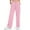 01-Pink, variant on SUYOLL Women'S Pants Solid Color Wide Leg Drawstring with Pocket Straight Leg Sweatpants Fall Winter Casual Athleisure