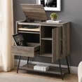thumbnail image 5 of Bonnie 30" Armoire d'Accent Lecteur de Disque en Gris Lavable, 5 of 5