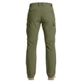thumbnail image 5 of Mens Hiking Convertible Pants Outdoor Waterproof Quick Dry Zip Off Lightweight Fishing Pants Green L, 5 of 8