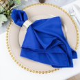 thumbnail image 5 of Balsa Circle 5 Premium Royal Blue Polyester 20x20" Dinner Table Cloth Napkins Party Events Reception Decorations Supplies, 5 of 8