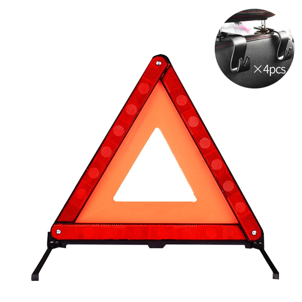 Car Safety Fault Tripod Reflective Warning Sign Car Triangle Reflective Temporary Emergency Stop Sign Car Tripod Fault Roadside Tripod 1PC 