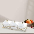 thumbnail image 3 of White Serving Plate Ideal For Snack Presentation And Food Display, 3 of 5