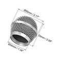 thumbnail image 2 of Microphone Ball Head Mesh Grill Metal Windscreen with Interior Foam Filter for PG48 PG58 PGX2 BLX288 PG288 PGX24, 2 of 2