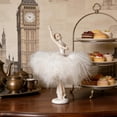 thumbnail image 6 of Giaone Ballerinas Figurines Tabletop Decorations Resin Ballet Dancer Statue Sculpture with Feathered Dress Table Ornament, 6 of 16
