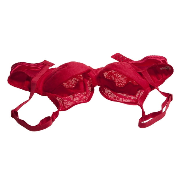 Youkk Breathable And Skin-friendly Pocket Bra For Silicone Breastforms  Multiple Sizes Available Red 42/95D 
