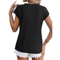 thumbnail image 5 of SLADYGLO Women Crew Neck Sleeveless Coarse Knitting Sweater Tank Top, 5 of 7