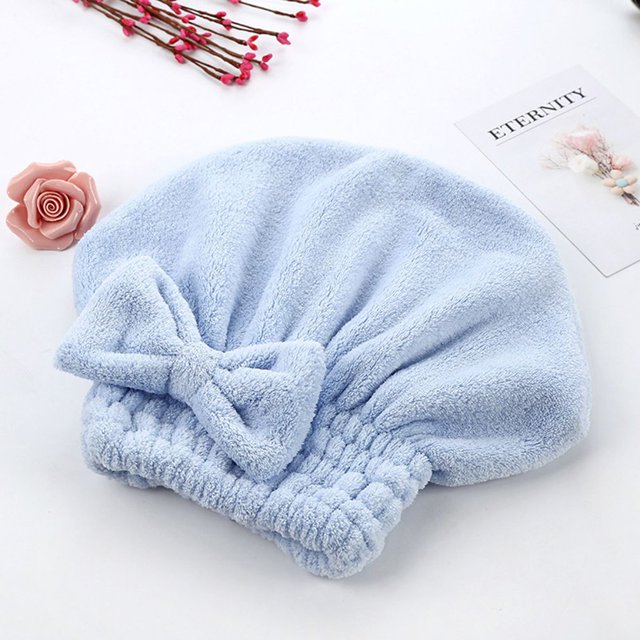 Coral Velvet Dry Towel Super Absorbent Cap Quick Dry Hair Cap Wonderful Cap