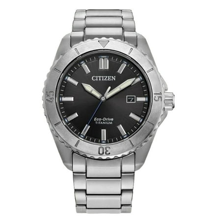 Citizen Eco-Drive Brycen Men's Super Titanium Black Dial Watch AW1840-50E