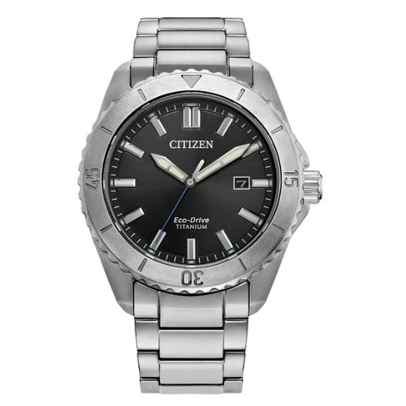 Citizen Eco-Drive Brycen Men's Super Titanium Black Dial Watch AW1840-50E