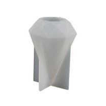 lanema Diamond Shaped Silicone Molds DIY Epoxy Resin Molds Table Ornament Decoration Mould Plaster Making Tool Easy to Clean