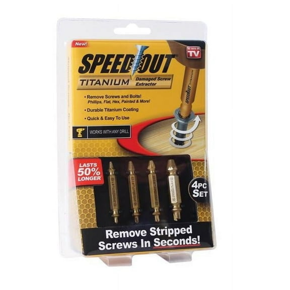 Speed Out Screw Extractor Tool, Brown