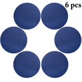 thumbnail image 2 of Coofit 6 Pcs Dessous de Verre en Faux Cuir Imperméable Résistant à la Chaleur Dessous de Verre Rond Tapis, 2 of 10
