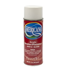 1 Pc Deco Art Americana Acrylic Sealer/Finisher Gloss Spray 12 oz. can*Clear protective, non-yellowing, water-proof coating.  Provides permanent protection to all painted finishes while