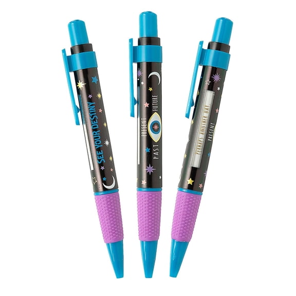 Fun Express Fortune Teller Message Plastic Pens 12 Count