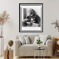 thumbnail image 4 of Historic Framed Print, Larry Kramer with Molly, NYC, 17-7/8" x 21-7/8", 4 of 9